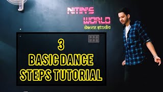 3 Basic Dance Steps Tutorial Bollywood ✨💯 #nitinsworld #nitinbassi #tutorial #dance #bollywood 🤍