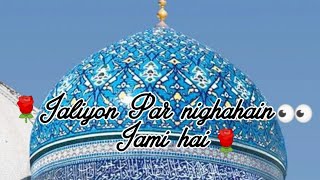 Jaliyon Par Nighaain-New Manqabat ghous e Pak | Whatsapp Status | Hafiz Tahir qadri |