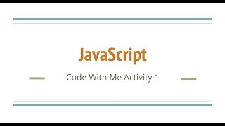 JavaScript Code Challenge #1 Alert Me!