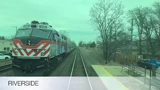 Metra Train Cab Car Ride On BNSF Train #1304 From LaGrange Road To CUS On March 3, 2025