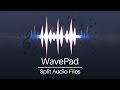 How to Split Audio Files into Tracks or Smaller Segments | WavePad Audio Editor Tutorial