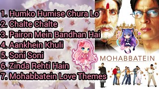 MOHABBATEIN | ALL SONGS IN ONE | HINDI BOLLYWOOD MUSIC 🎶🎶