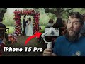 Filming A Wedding With The iPhone 15 Pro - Wedding Filmmaking Behind The Scenes