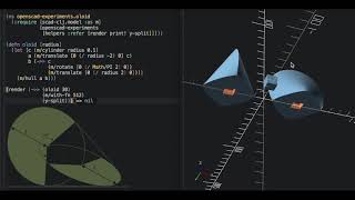 Coding a rolling Oloid in Clojure
