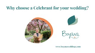 Why choose a celebrant for your wedding?