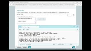 MAT-144 ALEKS skills:  FICA with ceiling (Homework 3)