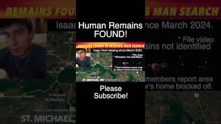 BREAKING NEWS: Human Remains Found In Spirit Lake Missing Man Search