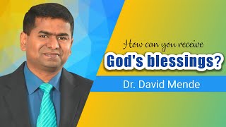 How can you receive God's blessings? | Haggai | Dr. David Mende