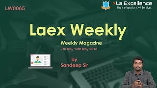 Laex Weekly magazine  LW0063 (7th MAY to 13th May) by La Excellence - CivilsPrep