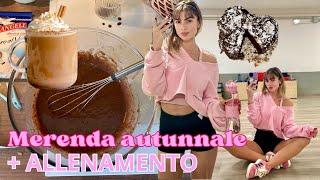 Merenda Autunnale + Allenamento | Torta di mele e cannella e Pumpkin Spice Latte