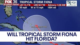 Will Tropical Storm Fiona have an effect on Florida?