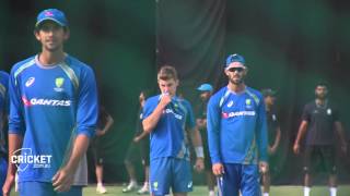 Australia train in stunning Dharamshala