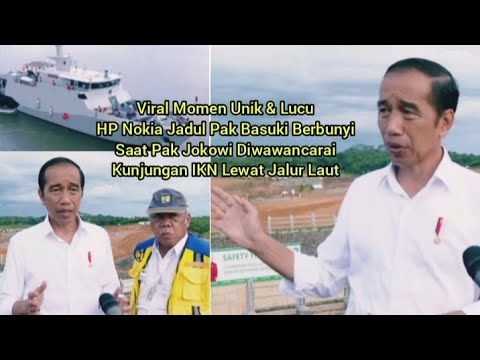 Momen Unik Lucu HP Nokia Jadul Pak Basuki Berdering Saat Pak Jokowi ...