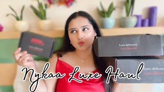 Nykaa Luxe Haul Spent 35000!!  Nykaa Pink firday sale haul all luxury items