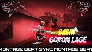 গরম লাগে|| GOROM LAGE || FREE FIRE BEAT SYNC MONTAGE || TIK TOK REMIX || @purpleto_m