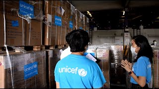 UNICEF delivers 550 oxygen concentrators to help treat #COVID19 patients.