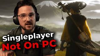 No More Single Player Games On PC For PlayStation - Luke Reacts