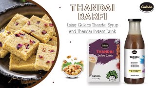 Thandai Burfi | Thandai Sharbat | Recipes | Best Dessert Recipes | Quick Dessert Recipes