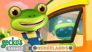 Catastrofe met een caravan 🐸| Gecko's Garage Nederlands | Vrachtwagen Cartoons Voor Kinderen