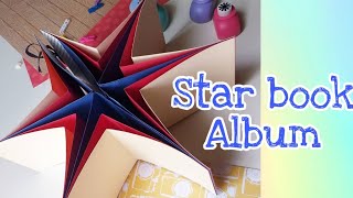MINI ALBUM TUTORIAL In 3 minutes - #STAR BOOK #ALBUM DIY | Gift Ideas