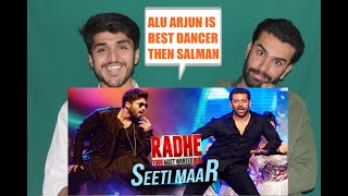 Seeti Maar  Radhe Salman Khan vs  Seeti Maar DJ Allu Arjun Pooja Hegde Comparsion | AFGHAN REACTION