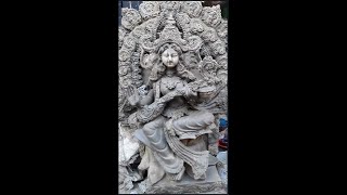 Saraswati Puja  | Kumartuli Maa Saraswati Idol Making | Kumortuli   Saraswati  #shorts