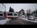 dutch railroad crossing level crossing spoorwegovergang klimmen ransdaal termaar