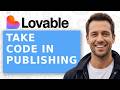 How To Take Code From Lovable In Publish Using Vercel