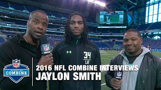 Jaylon Smith (Notre Dame, LB): 'I View Myself As A Pass Rusher' | 2016 NFL Combine Interviews