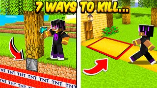 7 WAYS TO KILL YOUR FRIENDS IN MINECRAFT😱