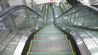 【踊り場つきエスカレーター】JR大阪駅ホーム　降りエスカレーター　日立製