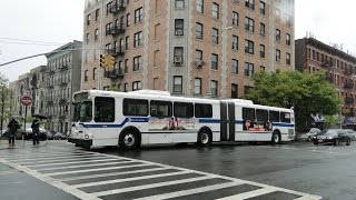 D60HF M101 leaving Amsterdam Avenue and 138th Street (5-8-13)