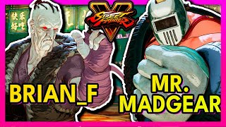 SFV 🥊 Brian_F (ORO) VS Mr MadGear (ABIGAIL) 🥊 スト5  🥊 SF5 🥊 Street Fighter 5