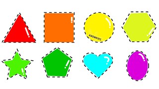 Shapes drawing activity learning video for Preschool kids & Toddlers,learn to draw different shapes.
