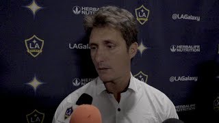 Head Coach Guillermo Barros Schelotto speaks after LA Galaxy loss at Atlanta United