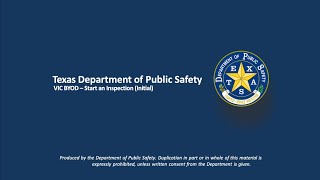 Regulatory Services: Vehicle Safety Inspection Modernization | VIC Walk-Through