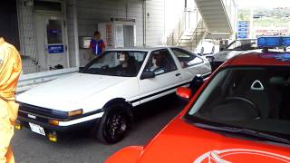 AE86フェスティバル　藤原とうふ店ファミリーラン　その１