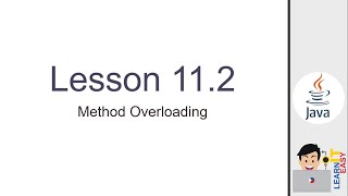 Java Lesson 11.2 - Method Overloading