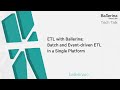 ETL with Ballerina: Batch and Event-driven ETL in a Single Platform  | Ballerina Tech Talk