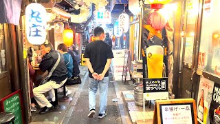 新宿思い出横丁を夜散歩、東京、日本【4K HDR】