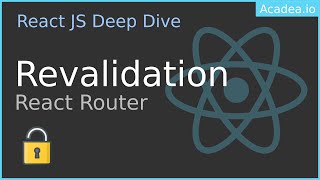 Ep28 - Revalidation | React Router Data API