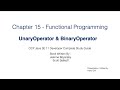 Functional Programming Part 5 -  UnaryOperator & BinaryOperator - JavaCertification 11 Certification
