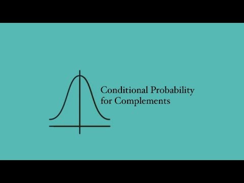 Conditional Probability For Complements | Statistics - YouTube