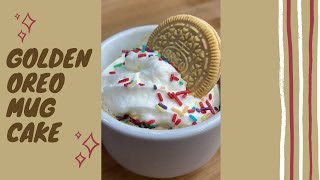Golden Oreo Mug Cake | Full Recipe