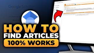 How To Find Articles On Google Scholar (FAST & EASY) | 100% WORKS | NO Yapping, To The Point!