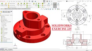 SolidWorks Tutorial for Beginners Exercise 235