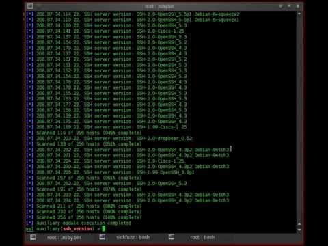 Metasploit: SSH Version Scanner (Part 1) Metasploit: SSH Version Scanner (Part 1)