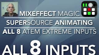 SuperSource Animating ALL 8 ATEM Extreme Inputs (with MixEffect)