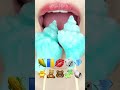 asmr emoji food 🌽🟦🟨💋🎲💎🐥🐻🧩🐚 이모지 먹방 sped up