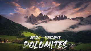 Dolomites Timelapse & Aerial | Nature In Motion | 4K UHD